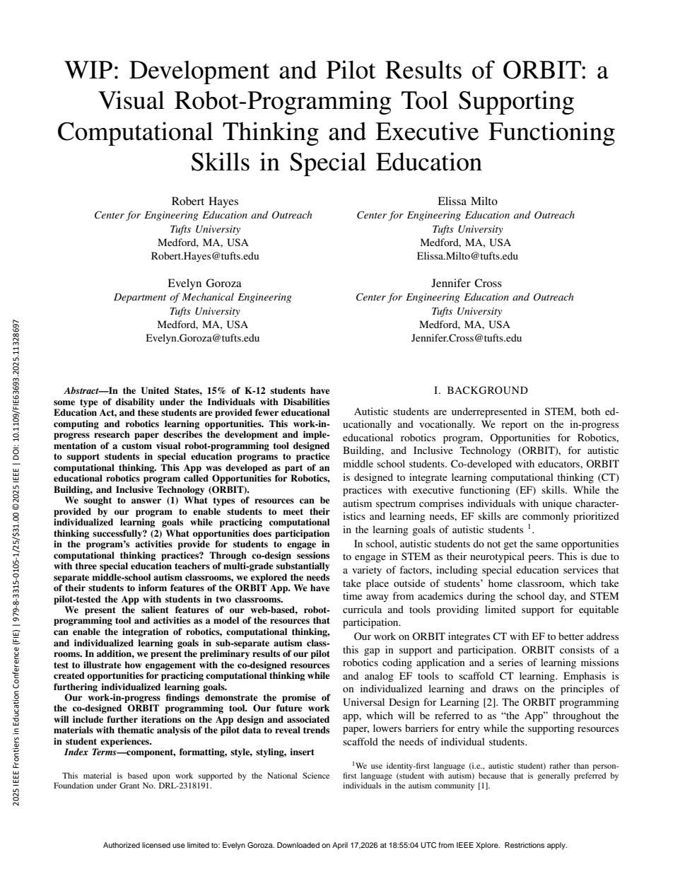 IEEE publication